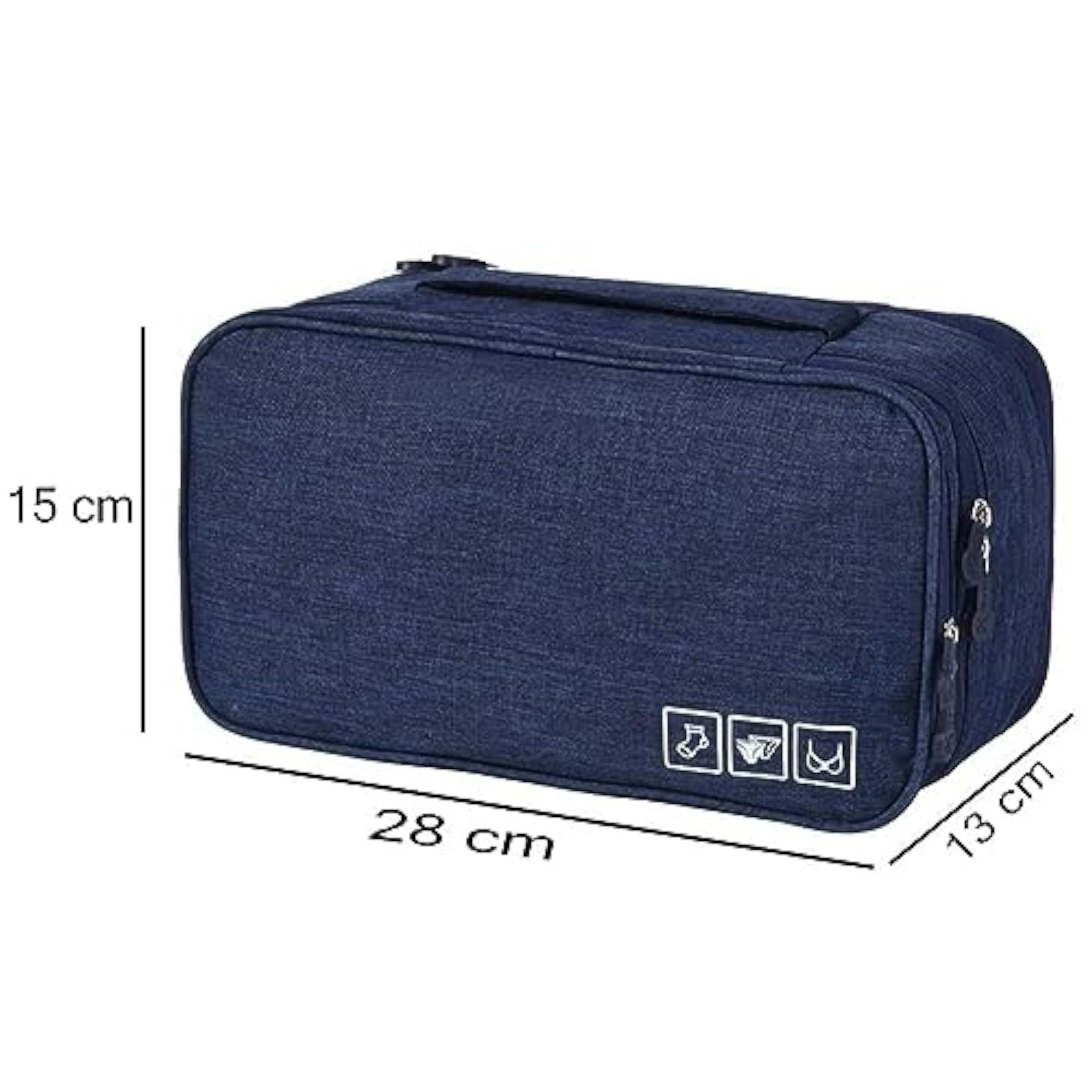 Folding Undergarment Travel Pouch Organizer